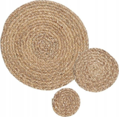 Nënpjatë Zeller Nature, 38cm, material water hyacinth, bezhë