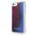 Kapak telefoni Guess California Glow për iPhone 8 7 SE 2020 6S 6, silikon TPU, që shkëlqen në errësirë, kuqe blu