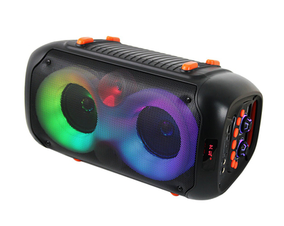 Комплет звучници и микрофон Esperanza EP156, Bluetooth, FM, RGB LED, 20W, црн