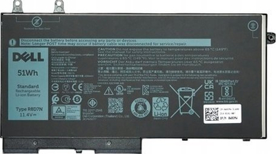 Bateri laptopi Dell Latitude 5410, zëvendësuese, litium jon