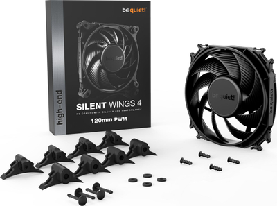 Ventilator PC be quiet Silent Wings 4 BL093, 120mm, PWM, i zi