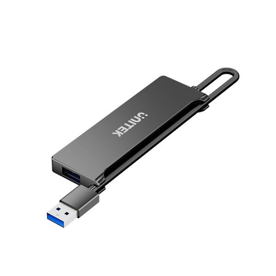 USB хаб Unitek USB-A, 4 порти, 5 Gbps, црн