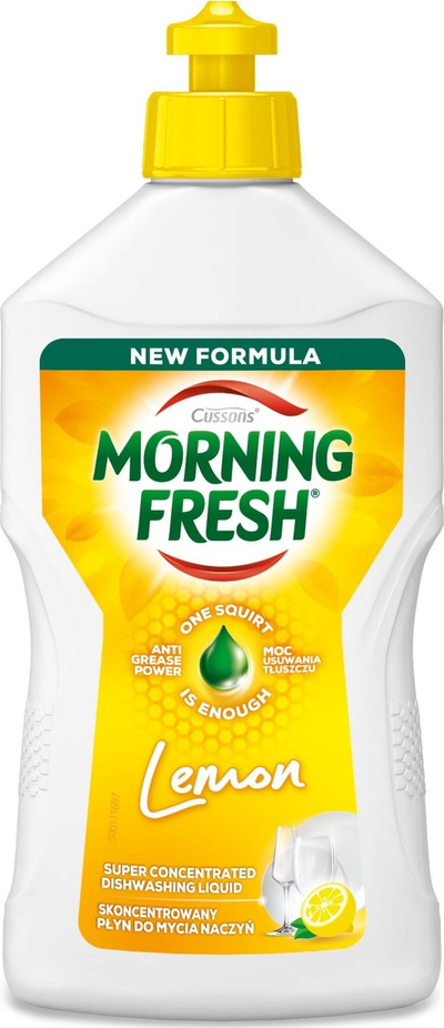 Detergjent enësh Morning Fresh Lemon, 400 ml, me aromë limoni
