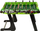 Tavolinë futbolli Leantoys, 89 cm, për kalamaj, jeshile