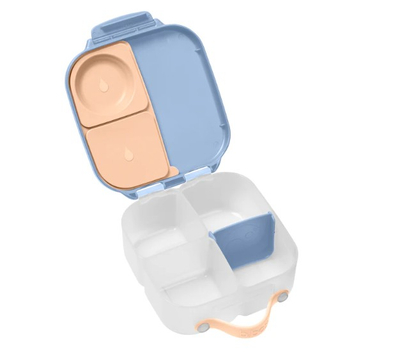 Kuti ushqimi b.box Mini Snack Box chill out, 2 ndarje, hermetike, gri