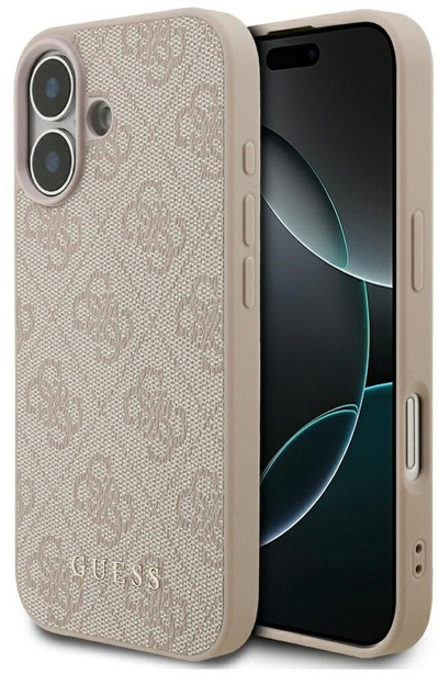 Kapak telefoni Guess Hardcase 4G Classic GUHCP17SG4GFPI, për iPhone 17, rozë
