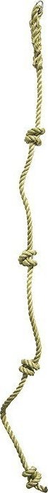 Litar lëkundëseje për kalamaj MASTER Swing Rope, 190cm, me nyje ngjitje, ngjyrë natyrale
