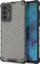 Këllëf Honeycomb për Samsung Galaxy A73, hibrid TPU + PC, kundra goditjeve, i zi transparent