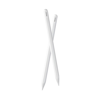 Stylus për tablet Baseus Smooth Writing 2, kapacitiv për iPad, karikim magnetik, i bardhë
