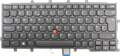 Tastierë laptopi Lenovo 01EN576, me TrackPoint, layout anglisht, e zezë