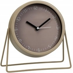 Orë tavoline Segnale STILLA metal, Ø19 cm, analoge, bezhë