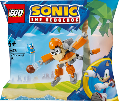 Lodër ndërtimi LEGO Sonic 30676, set me figura, shumëngjyrëshe