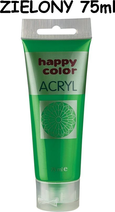 Ngjyrë akrilike Happy Color, 75ml, e gjelbër