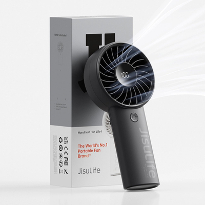 Ventilator dore JISULIFE, 5 nivele, 5000mAh, i zi