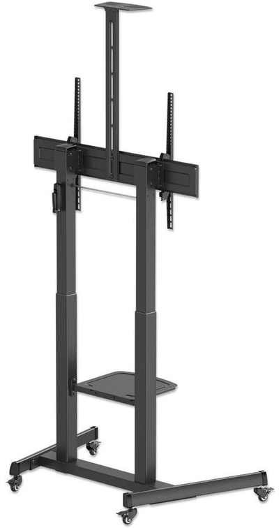 Подвижна подлога за ТВ Manhattan Crank Handle Trolley, за многу големи екрани, со прилагодлива висина