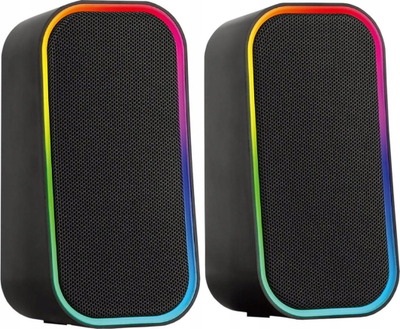 Altoparlantë gaming Speedlink Token, 12W, Bluetooth AUX, të zinj RGB
