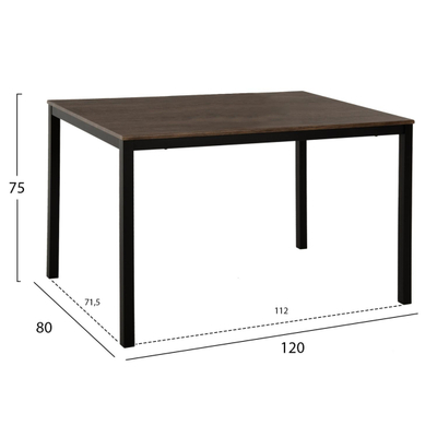 Set ngrënieje Goose 5-pjesësh 120x80x75Hcm (HM9530.01), zezë