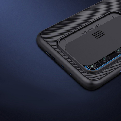 Футрола за телефон Nillkin CamShield за Xiaomi Mi 10 10 Pro, цврста пластика, заштита за камера, црна