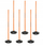 Set trajnimi slalom, shtylla 160cm, bazë 1.5kg, ngjyrë e dukshme