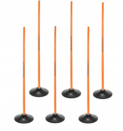 Set trajnimi slalom, shtylla 160cm, bazë 1.5kg, ngjyrë e dukshme