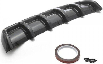 Difuzor universal për parakolp mbrapa MTuning, 66 cm, ABS, i zi me shkëlqim