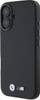 Kopertinë BMW M Series Hardcase për iPhone 16 6.1", dizajn karbon, e zezë