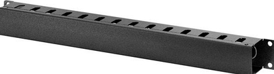 Panel menaxhimi kabllosh për rack APC ER7HCM, 1U, horizontal, i zi