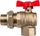 Valvul këndore uji Invena DN-15, lidhje 1/2", dorezë fluture, blu