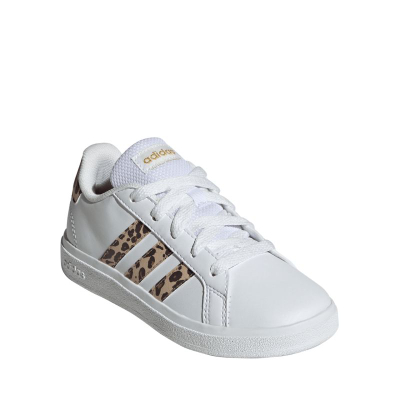 Atlete për kalamaj Adidas Grand Court 2.0, sportive, me lidhëse, të bardha