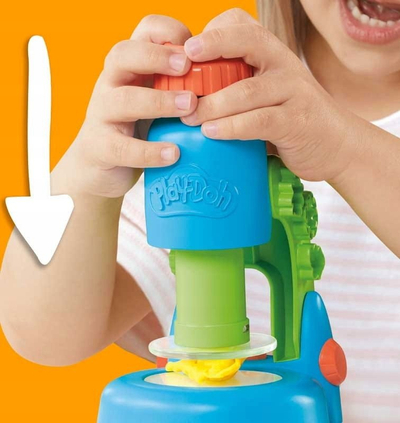 Set lodër Play Doh Light &amp; Look Mikroskop, 5 kanaçe, me dritë, shumëngjyrësh