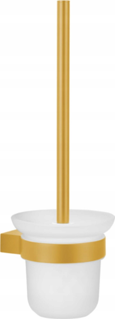 Furçë tualeti murale Kfa, çelik inox, brushed gold