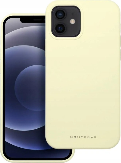 Силиконска маска Roar Cloud Skin за iPhone 12, заштитна, проѕирна