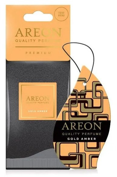 Aromatizues varës për makinë Areon Premium Gold Amber, paketim 12 copë