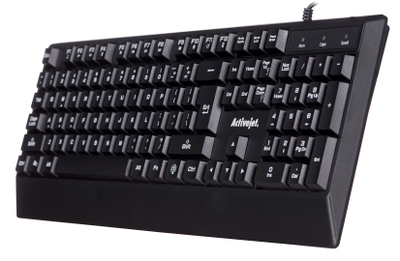 Tastierë Activejet K-3255, USB, e zezë