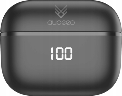 Kufje pa tel Audeeo Areopods TWS, ANC, 6.5 orë, të zeza