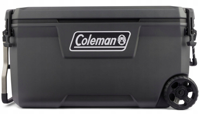 Ладилник за кампување Coleman Convoy 100QT, со тркала, темно сив