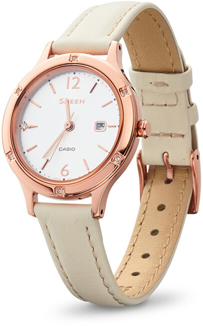 Orë për femra Casio Sheen hCA3443, bezhë