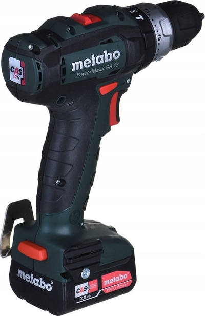Stërvitëse me goditje Metabo PowerMaxx SB 12, 12V, pa kabllo, jeshile me të zezë