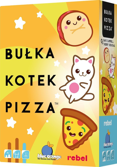 Lojë me letra Rebel Game Bun Kitten Pizza, për fëmijë, shumëngjyrëshe