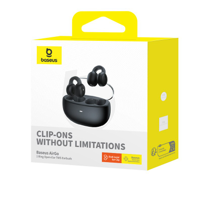 Kufje Baseus AirGo 1 Ring, wireless, Bluetooth 5.3, të zeza