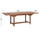 Tavolinë ngrënieje oborri Crander HM6376, zgjatshme 180-240x100x76cm, dru teak, ngjyrë natyrale