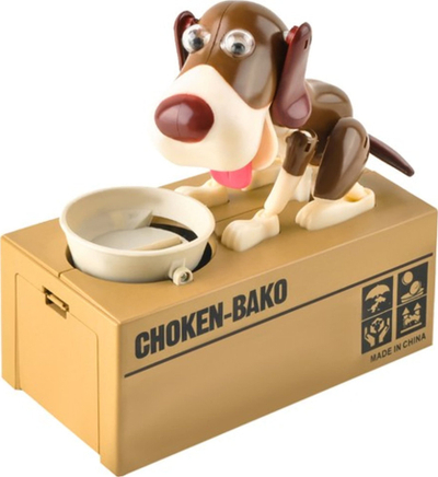 Kaso kursimi me bateri Brown Dog 22470, plastikë, kafe