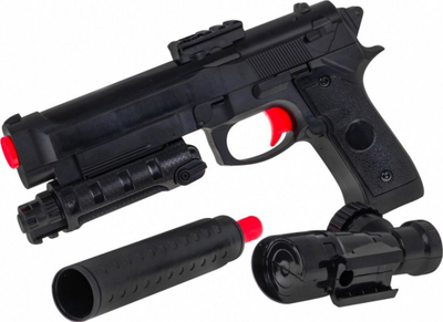 Pistole lodër Ramiz G920A, model M92, me gjëra shtesë, e zezë