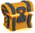 Dritë dekorative Fortnite Chest Light, efekt drite me zhurma, 14.4cm, shumëngjyrëshe