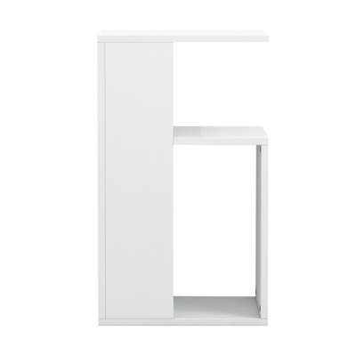 Tavolinë anësore Dawn melamine e bardhë 35×29.5×60 cm (HM8880.11), bardhë