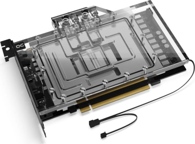 Bllok uji Alphacool Eisblock Aurora RTX 4070 Ti ROG Strix, me backplate, RGB, transparent