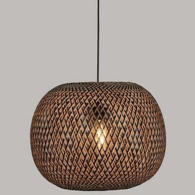 Llambë varëse Sinai, bambu, 45 cm, natyrale