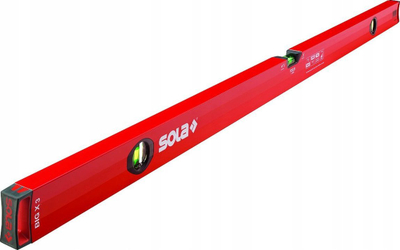 Nivel Sola Spirit Level Big X3, 80cm, profesionist, i kuq