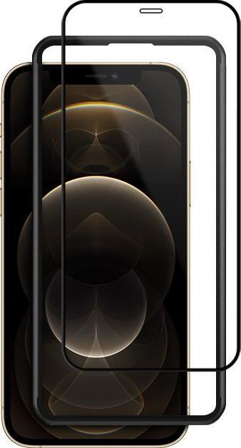 Xham mbrojtës Crong 3D Armour Glass, antibakterial 9H, për iPhone 12 Pro Max, i tejdukshëm