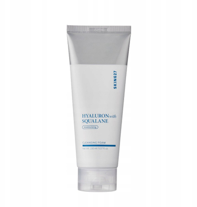 Shkumë pastruese fytyre SKIN627 Hyaluron with Squalane, 150ml, hidratim intensiv, e bardhë